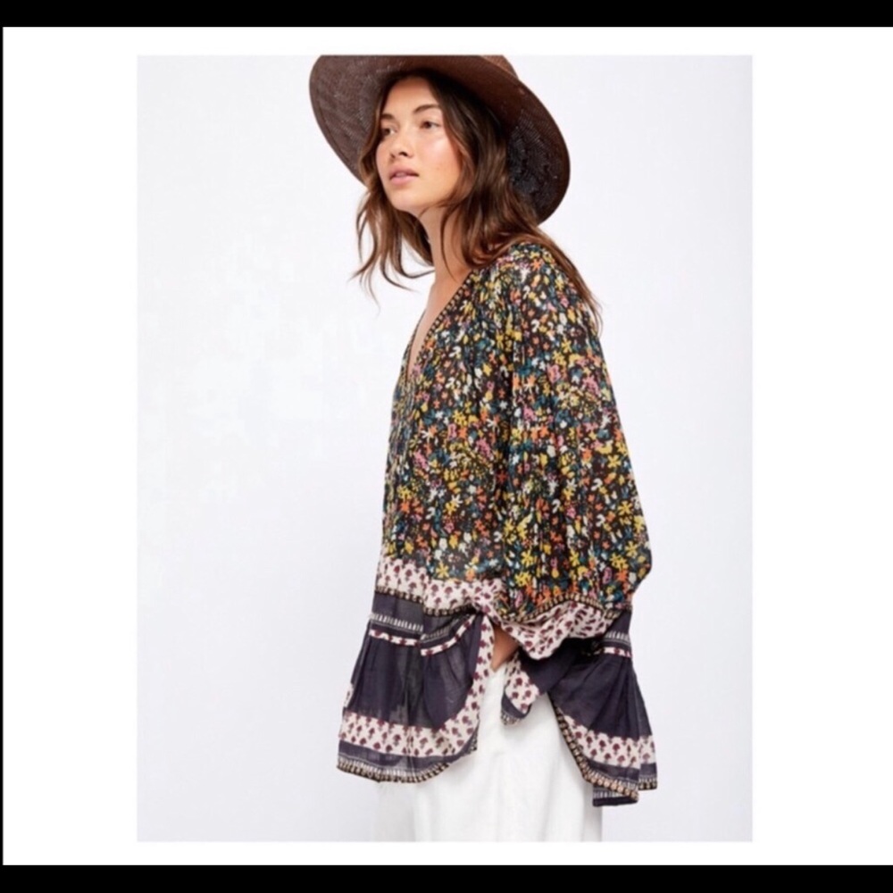Free People tunic style blouse